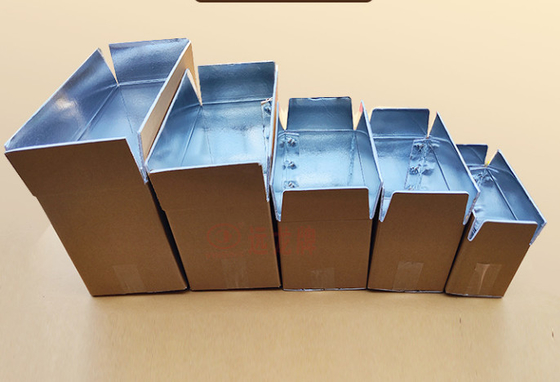 Customization Aluminium Foil Insulation Carton Box For Seafood Shipping