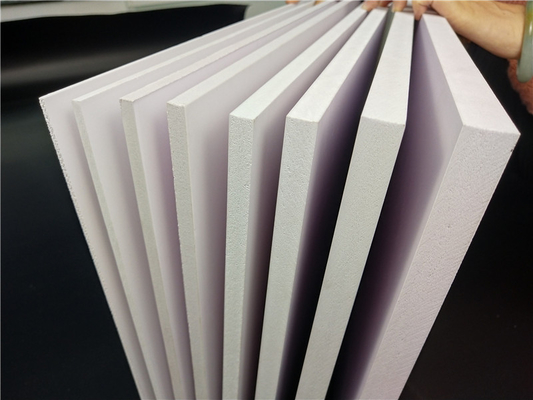 3mm To 18mm White High Density PVC Foam Board Lightweight Moisture Proof