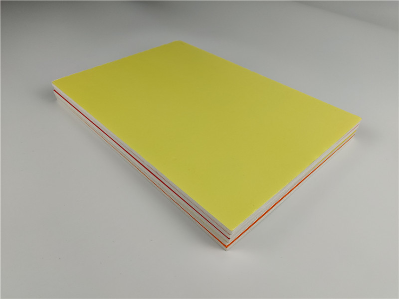 Smooth Surface PS Foam Board Yellow Color Light Weight 60×45cm